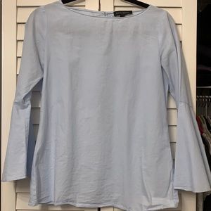 Banana republic flair sleeve blouse